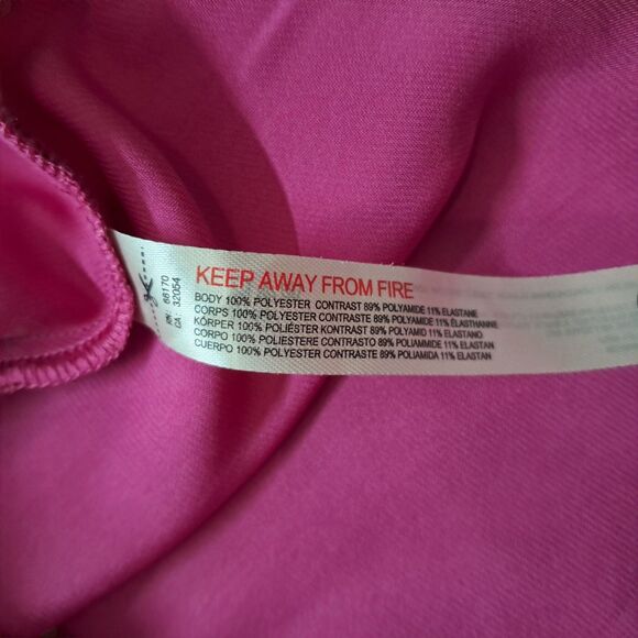 NWT Intimately Free People Dress Women's Medium Pink Berry Countryside Maxi Slip - Picture 9 of 11